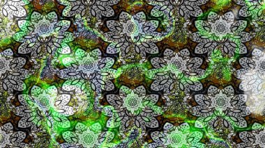 Raster deseni. Çiçek kolajı. Çiçek kompozisyonu. Çiçek arkaplan. - Gri çiçekler. Küçük çiçekte güzel bir desen var. Doğa.