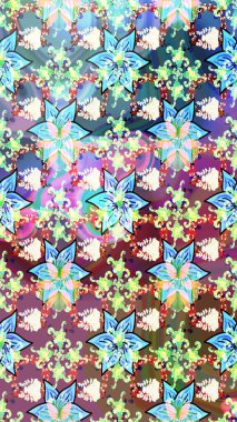 Eski model. Suluboya çizim kalıbı. Dekorasyon ve tasarım için güzel bir desen. Çiçeğin suluboya çizimlerinin mükemmel deseni. Moda baskısı. Raster illüstrasyonu.