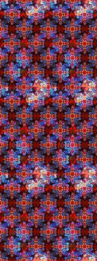 Süslü zentangle çizim dokusu, soyut çiçeklerle süslenmiş. Çiçek deseni duvar kağıdı, desen dolguları ve web sayfası arka planı için kullanılabilir. Şekillendirilmiş çiçekli çizim deseni.