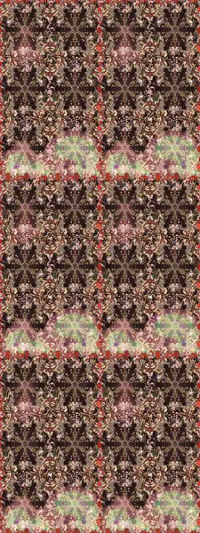 Geleneksel oryantasyon süsü. Kusursuz klasik raster kahverengi ve altın desenli. Klasik vintage arkaplan.