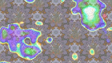 Çiçek deseni. Renkli Bahar Teması eskiz kalıbı. Düz Çiçek Elementleri Tasarımı. Chichi 'nin kumaş kalıbını çiz. Raster illüstrasyonu.