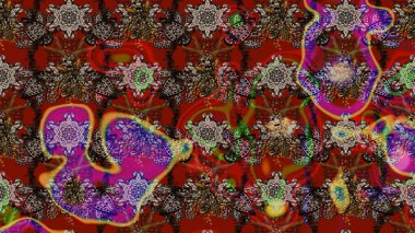 Ethnic Mandala ornament. Can be used for textile, greeting card, coloring book, phone case print. Indian floral paisley medallion pattern. Raster Henna tattoo style.