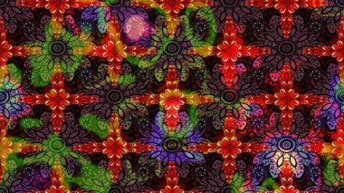 Raster stili kumaş deseni. Çiçekler suluboya çizim deseni.