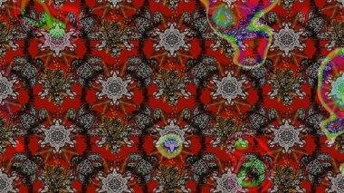 Raster illüstrasyonu. Çiçekli yumuşak bir eskiz şekli. Raster çiçekleri klasik tarzda çizilmiş. Gri ve kahverengi renkte bahar çiçekleri.