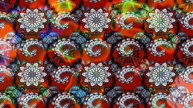 Güzel eskiz şekli. Renkli Yaz Temalı eskiz kalıbı. Raster çiçekli arka plan. Düz Çiçek Elementleri Tasarımı. Güzel kumaş deseni. Yazdır.