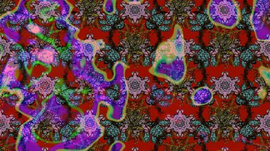 Raster Güzel kumaş deseni. Çiçek arkaplan ile soyut zarafet çizim deseni.