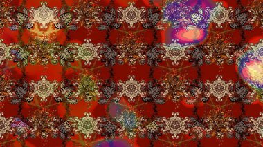 Eskiz geçmişi. Eski usul. Raster. Raster illüstrasyonu. Kumaş, tekstil, duvar kağıdı baskısı için. Tomurcukları çiçekli sevimli çiçek deseni..