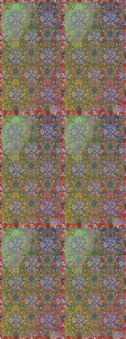 Raster illüstrasyonu. Kusursuz Tony kumaş deseni. Küçük çiçekteki sevimli çiçek deseni. Modaya uygun kumaş deseni.