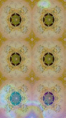 Raster illüstrasyonu. Düz Çiçek Elementleri Tasarımı. Renkli çiçekler. Renkli Bahar Teması eskiz kalıbı. Çiçekli çiçek deseni, suluboya..