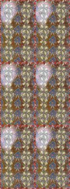 Organik elementler. Raster deseni. Botanik kusursuz desen. Suluboya etkisi.