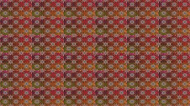 Renkli Yaz Temalı Kusursuz Arkaplan. Düz Çiçek Elementleri Tasarımı. Yazdır. Güzel, pürüzsüz bir desen. Raster çiçekli arka plan. Şirin kumaş deseni.