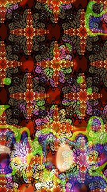 Çiçek desenli eskiz, yaz çiçekleri. Kahverengi ve siyah renkli çiçekler. Düz Çiçek Elementleri Tasarımı. Renkli Bahar Teması çizim şablonu.