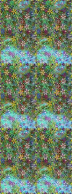 Eski model. Suluboya kusursuz desen. Moda baskısı. Çiçeğin suluboya çizimlerinin mükemmel deseni. Raster illüstrasyonu. Dekorasyon ve tasarım için güzel desen.