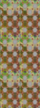 Renkli kahverengi ve gri, pürüzsüz desen. Kahverengi ve gri renkli çiçekler. Doodle tarzı. El çizimi dikişsiz sonbahar çiçekleri deseni. Tekstil ve kapak tasarımı için mükemmel.