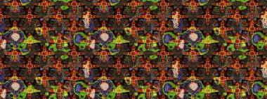 Üst manzara, yumuşak stil. Çiçek kompozisyonu, el boyası, hassas şablon. Sevgililer günü ve tebrik kartı konsepti için şık bir davetiye. Kahverengi ve siyah renkte manzaralı çiçek deseni.