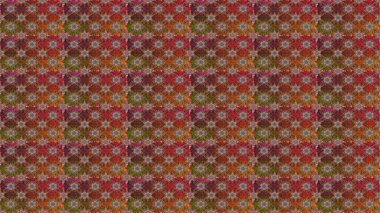 Renkli Yaz Temalı Kusursuz Arkaplan. Düz Çiçek Elementleri Tasarımı. Yazdır. Güzel, pürüzsüz bir desen. Raster çiçekli arka plan. Şirin kumaş deseni.