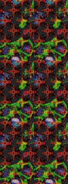 Çiçekli çiçek deseni, suluboya. Siyah ve gri renkli çiçekler. Raster illüstrasyonu. Renkli Bahar Teması eskiz kalıbı. Düz Çiçek Elementleri Tasarımı.