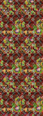 Kahverengi renkli çiçekler. Tekstil ve kapak tasarımı için mükemmel. Renkli kahverengi çizim deseni. Doodle tarzı. Elle çizilmiş sonbahar çiçeği deseni..