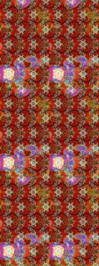 Renkli Bahar Teması eskiz kalıbı. Düz Çiçek Elementleri Tasarım Raster illüstrasyonu. Çiçek desenli eskiz. Renkli çiçekler.