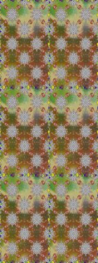 Renkli kahverengi ve gri, pürüzsüz desen. Kahverengi ve gri renkli çiçekler. Doodle tarzı. El çizimi dikişsiz sonbahar çiçekleri deseni. Tekstil ve kapak tasarımı için mükemmel.