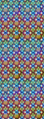 Mavi ve yeşil renkli güzel çiçekli çizim deseni, suluboya çiçek deseni, duvar kağıdı, kart ya da kumaş için fayanslı. Raster..