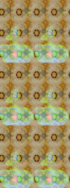 Kabile sanatı boho baskısı, klasik çiçek arkaplanı. Arkaplan dokusu, duvar kâğıdı, çiçek teması tarafsız renklerde. Soyut etnik raster çizim kalıbı.