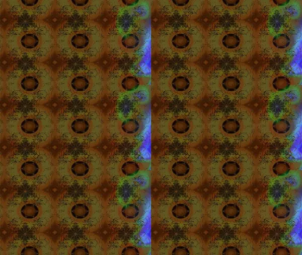 Raster - stok. Kahverengi çiçekli eskiz deseni, suluboya çiçek deseni, sevimli çiçek, duvar kağıdı, kart veya kumaş için fayanslı.