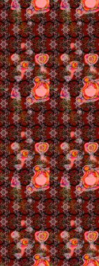 Güzel kumaş deseni. Çizim raster deseni. Çiçek arka planı.