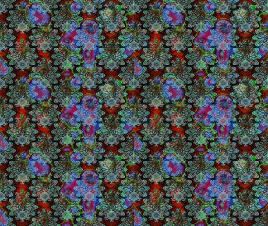 Raster Yumuşak kumaş deseni. Çiçek mavisi eskiz deseni. Klasik taslak çizimi. Raster çiçek izi..