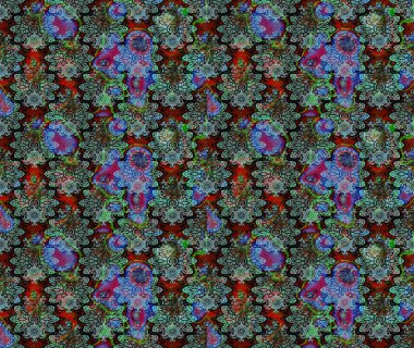 Raster Yumuşak kumaş deseni. Çiçek mavisi eskiz deseni. Klasik taslak çizimi. Raster çiçek izi..