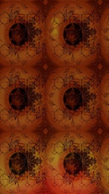 Moda baskıları için zarif bir şablon. Parlak renkli çiçekleri ve kahverengi renkli yaprakları olan harika bir çiçek deseni. Halk tarzı. Modern çiçek arkaplanı.