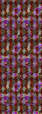 Tomurcukları çiçek olan sevimli bir çiçek deseni. Raster illüstrasyonu. Kumaş, tekstil, duvar kağıdı baskısı için. Eski usul. Raster. Taslak arkaplan.