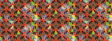 Raster illüstrasyonu. Küçük çaplı çiçeklerdeki basit şirin desenler. Tekstil veya kitap kapakları, imalat, duvar kağıtları, baskı, hediye paketi ve yapıştırma kitabı için çiçek eskiz geçmişi.