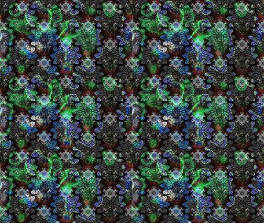 Küçük çiçekte hoş bir çiçek deseni var. Siyah renkler ve parlak çiçekler üzerine soyut çizim deseni. Çiçek elementli zarif raster dokusu..