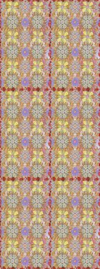 Çiçekli karalama şeklinde Raster çiçek deseni. Nazik, narin çiçek arkaplanı. Tarafsız ve bej renkli çiçekler.