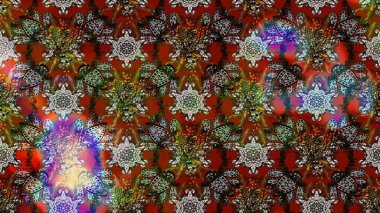 Raster güzel bir çiçek deseni çizmiş. Bahar mevsimi. Nazik romantik baskı. Tatil havası. Kahverengi ve gri renkte çiçekler.