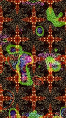 Düz Çiçek Elementleri Tasarımı. Sevimli çiçek raster deseni. Renkli Yaz Temalı eskiz kalıbı. Modaya uygun kumaş deseni.