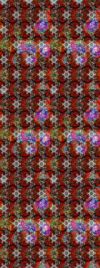 Raster illüstrasyonu. Tekstil veya kitap kapakları, imalat, duvar kağıtları, baskı, hediye paketi ve yapıştırma kitabı için çiçek eskizi geçmişi. Küçük ölçekli çiçeklerdeki basit sevimli desen.