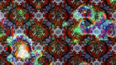 Raster çiçek desenleri çiziyor. Vadinin çiçekleri kahverengi ve gri renklerde.