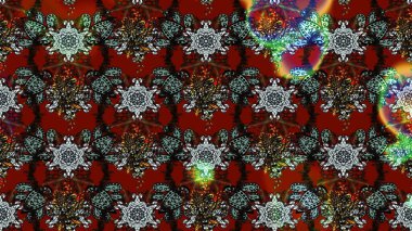 Çiçek desenli eskiz, yaz çiçekleri. Kırmızı ve kahverengi renkte çiçekler. Renkli Bahar Teması eskiz kalıbı. Düz Çiçek Elementleri Tasarımı.