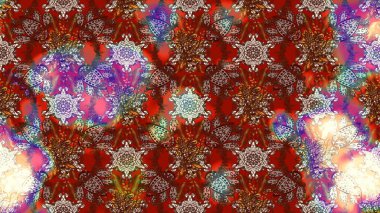 Düz Çiçek Elementleri Tasarımı. Kahverengi ve kırmızı renkte çiçekler. Renkli Bahar Teması eskiz kalıbı. Çiçek desenli eskiz, yaz çiçekleri..