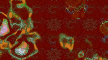 Ethnic Mandala ornament. Can be used for textile, greeting card, coloring book, phone case print. Indian floral paisley medallion pattern. Raster Henna tattoo style.