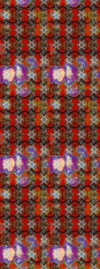 Şirin çiçek elementleri. Düz Çiçek Elementleri Tasarımı. Raster illüstrasyonu. Renkli Bahar Teması eskiz kalıbı. Çizim deseni Modaya uygun kumaş deseni.