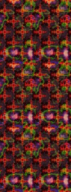 Motley illüstrasyonu. Çiçekli bahar çiçekleri. Küçük renkli çiçekler. Küçük çiçekte güzel bir desen. Moda baskıları için zarif bir şablon.