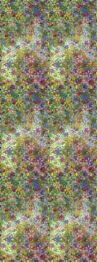 Güzel kumaş deseni. Hoş bir çiçek geçmişi var. Raster illüstrasyonu. Küçük bir çiçekte kusursuz desen.