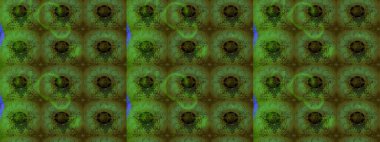 Küçük çiçekli yay deseni çiz. Suluboya stilinde renklerde. Raster illüstrasyonu.