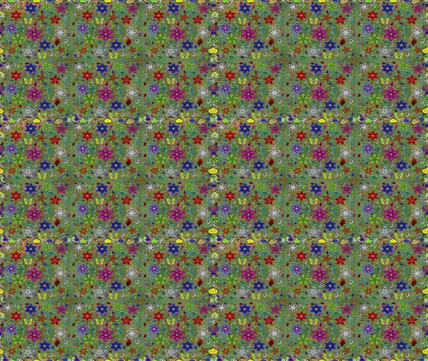 Güzel kumaş deseni. Doodle çiçekler ve dalları, otlar ve çiçekler. Raster Illustration. El çizilmiş.