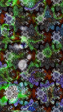 Küçük çiçekte güzel bir desen var. Doğa. Çiçek arkaplan. Çiçek kolajı. - Gri çiçekler. Raster deseni. Çiçek bileşimi.