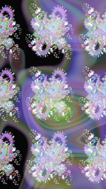 Modern gelişim, nötr raster arka plan duvar kâğıdı çizgisi, klasik desenli desenli çiçekler, çiçekli süsler. Çiçekli el çizimi çizimi deseni.