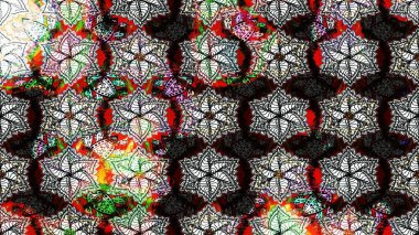 Siyah el çizimi desen. Raster deseni. Karalama çiçekleri çizim kalıbı. Sanat, çiçeklere ilham verir ve arka plan bırakır.